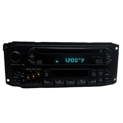 GENUINE DODGE JEEP CHRYSLER | RADIO CD PLAYER & CASSETTE TAPE | RAZ P04858540AH - Thumbnail 3