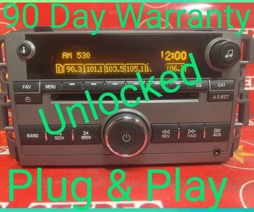 2008-2010 Saturn VUE Radio AUX CD MP3 Player GM129U - Image 1