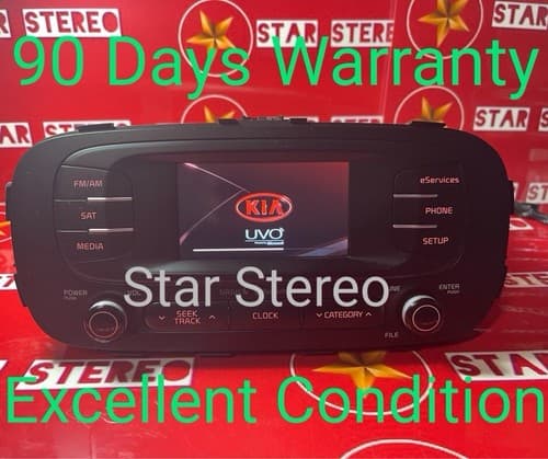 2016 2017 KIA RIO Radio AM FM MP3 CD Receiver w/ Bluetooth 961701W960CA KI154U - Image 1