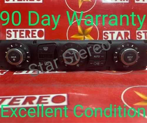 06-10 Bmw M5 6411 9122399 Climate Control Panel Temperature A/C Heater BM137U - Image 1