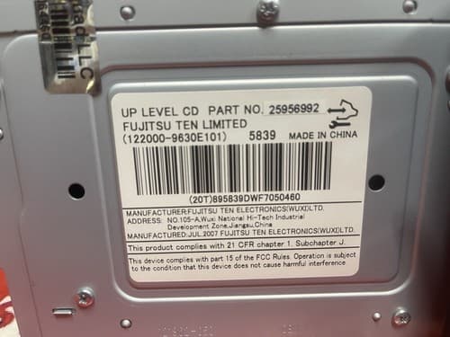 2008-2010 Saturn VUE Radio AUX CD MP3 Player GM129U - Thumbnail 6