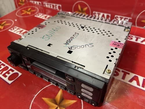 2000-2001 Subaru Legacy Radio AM FM Cassette Player 86201AE08A -Face P120 SU116U - Thumbnail 3