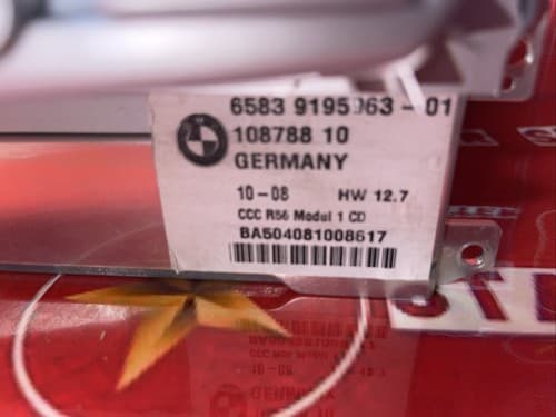 Audio Equipment Radio Player Dash Assembly Fits 07-10 MINI COOPER 204005 BM105U - Thumbnail 5