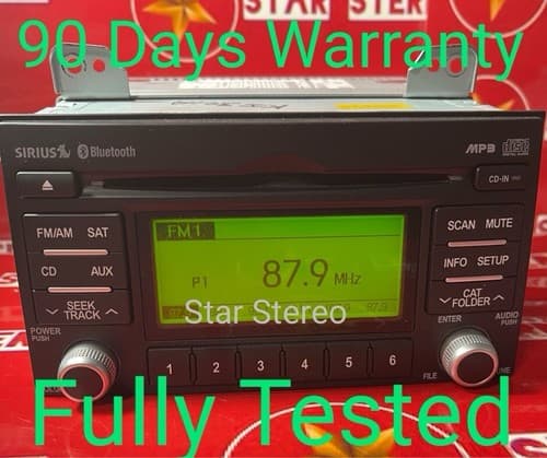 2011 2012 Kia Sedona OEM AM FM CD XM Ready Radio Bluetooth 96130-4DBBA KI145U - Image 1