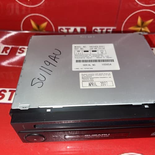 Audio Radio CD Player Single 1 Din In Dash Fits 00-03 LEGACY 635710 SU119AU - Thumbnail 5