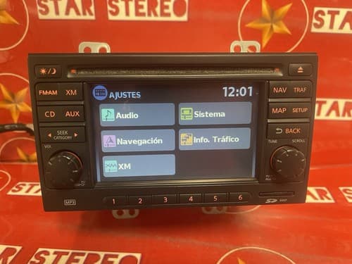Nissan JUKE CUBE Navigation Radio CD Player AUX USB XM Rockford Fosgate NI184AU - Thumbnail 4