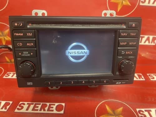Nissan JUKE CUBE Navigation Radio CD Player AUX USB XM Rockford Fosgate NI184AU - Thumbnail 2