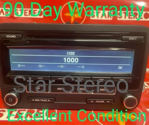 2009-2017 Volkswagen Tiguan Audio Radio Receiver Headunit 5N0 035 164 D VW117U - Image 1