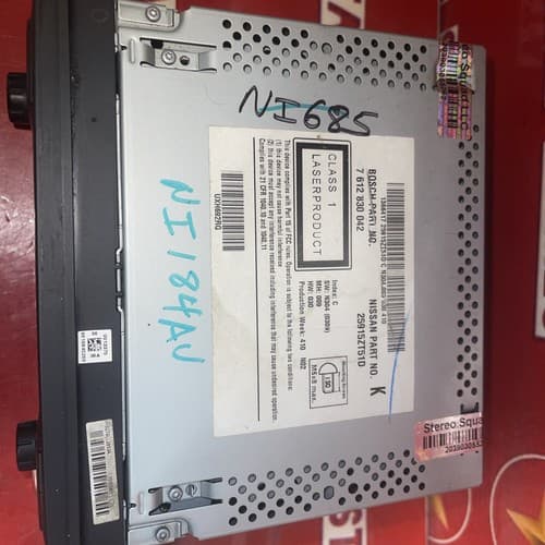 Nissan JUKE CUBE Navigation Radio CD Player AUX USB XM Rockford Fosgate NI184AU - Thumbnail 5