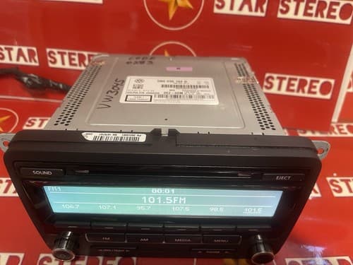 2009-2017 Volkswagen Tiguan Audio Radio Receiver Headunit 5N0 035 164 D VW117U - Thumbnail 5