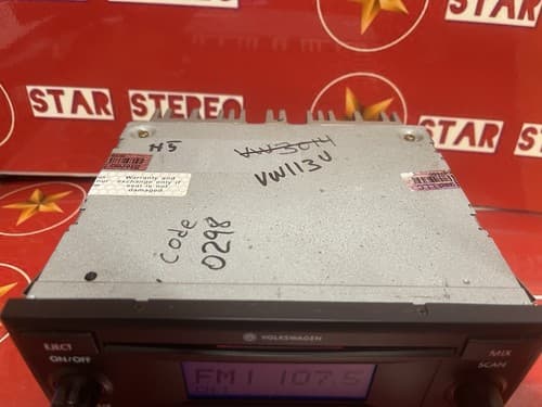 OO-05 VW Passat Premium 6 radio cassette CD player 3B7 035 180 N/Monsoon VW113U - Thumbnail 4