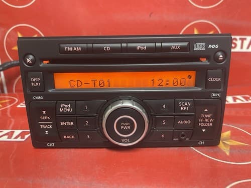 2011-2015 NISSAN ROGUE S AM/FM CD MP3 PLAYER W/AUX IN 28185-1VK1A OEM NI194U - Thumbnail 2