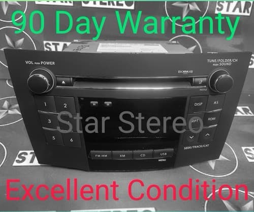 2010-2013 Suzuki Kizashi AM-FM Radio Receiver CD Player 39101-57L01 SUZ115U