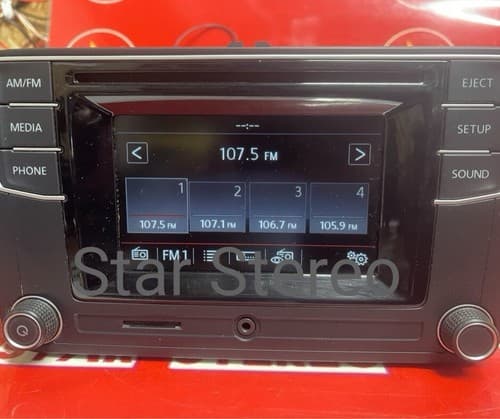 2016 Volkswagen Passat Jetta Radio SAT Bluetooth MP3 Aux SD Card Media OEM VW115 - Thumbnail 3