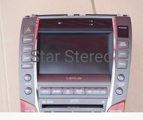 07 08 09 Lexus ES 350 ES350 Navigation Screen LCD Radio 6 CD Player P6866 TO135 - Thumbnail 4