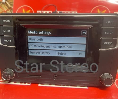 2016 Volkswagen Passat Jetta Radio SAT Bluetooth MP3 Aux SD Card Media OEM VW115 - Thumbnail 4