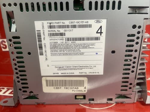 CB5T19C107AB FORD AM/FM CD ACM TUNER 2012 EXPLORER CB5T-19C107-AB FO252U - Thumbnail 5