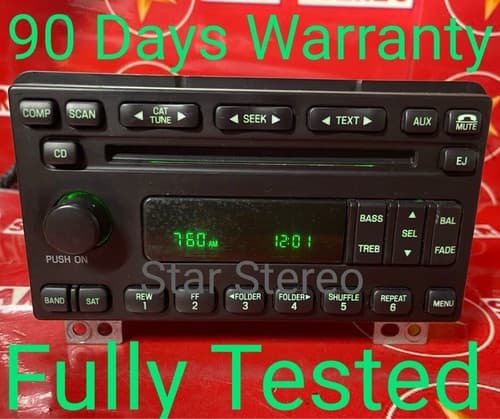 02 03 04 05 Ford Expedition Radio CD OEM 5L2t-18C869-AD FO192U - Image 1