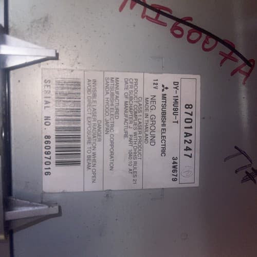 06 07 08 09 MITSUBISHI GALANT AM/FM RADIO DISC CD PLAYER 8701A247 OEM MI113U - Thumbnail 6