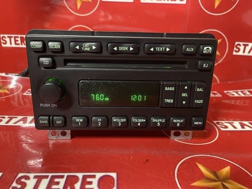 02 03 04 05 Ford Expedition Radio CD OEM 5L2t-18C869-AD FO192U - Thumbnail 5