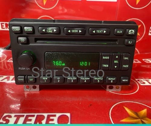 02 03 04 05 Ford Expedition Radio CD OEM 5L2t-18C869-AD FO192U - Thumbnail 2
