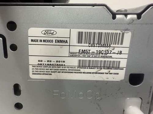 OEM 2012-2014 Ford Focus CD PLAYER AM FM RECEIVER W/Screen FM5T-19C107-JB FO333U - Thumbnail 6