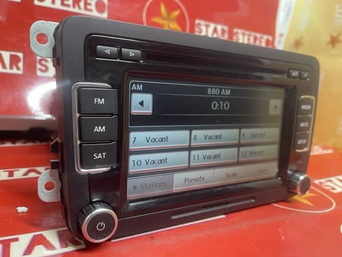 09 - 13 Jetta Passat Golf RCD-510 Touch Screen 6 CD Radio 1k0 035 180 AC VW112U - Thumbnail 5