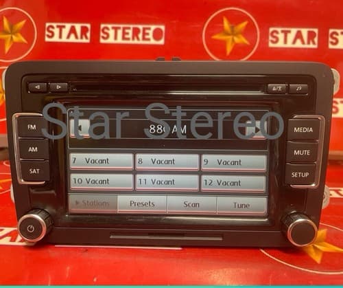 09 - 13 Jetta Passat Golf RCD-510 Touch Screen 6 CD Radio 1k0 035 180 AC VW112U - Thumbnail 3