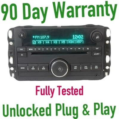 UNLOCKED 2011-2012 GMC Acadia Radio Receiver AM FM CD Aux Input 20935121 GM140U - Image 1