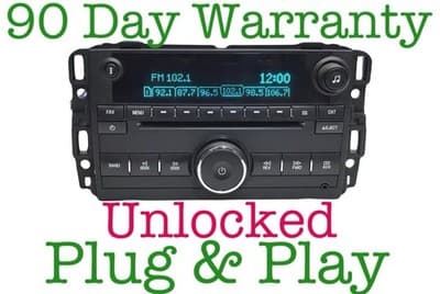UNLOCKED 2011-2012 GMC Acadia Radio Receiver AM FM CD Aux Input 20935121 GM140U - Thumbnail 2
