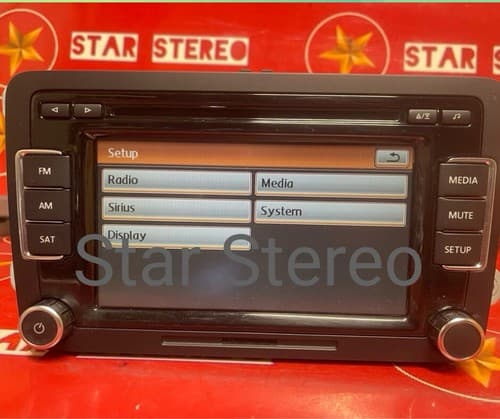 09 - 13 Jetta Passat Golf RCD-510 Touch Screen 6 CD Radio 1k0 035 180 AC VW112U - Thumbnail 2