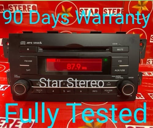 2009 KIA BORREGO RADIO RECEIVER CD PLAYER AUX OEM 96130-2J400WK KI135AU