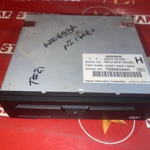 2007-2008 Nissan Maxima Remote GPS DVD Navigation Data Player 25915ZK30B NI170BU - Thumbnail 4