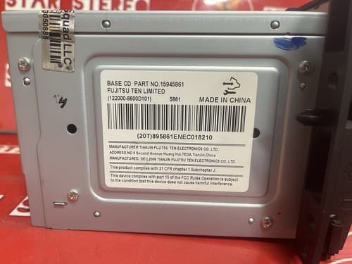 Unlocked 2007-2009 Suzuki Xl-7 Am Fm Cd Player Radio Receiver 15945861 SUZ109U - Thumbnail 5