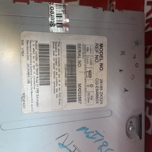 2007 2008 NISSAN MAXIMA OEM BOSE 6 CD Player AM FM Radio 28185ZK32A NI185AU - Thumbnail 4