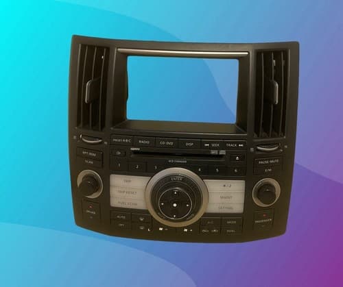 OEM INFINITI FX35 FX45 06-08 DASH RADIO A/C CONTROL PANEL FACE BEZEL VENT Ni339 - Thumbnail 2