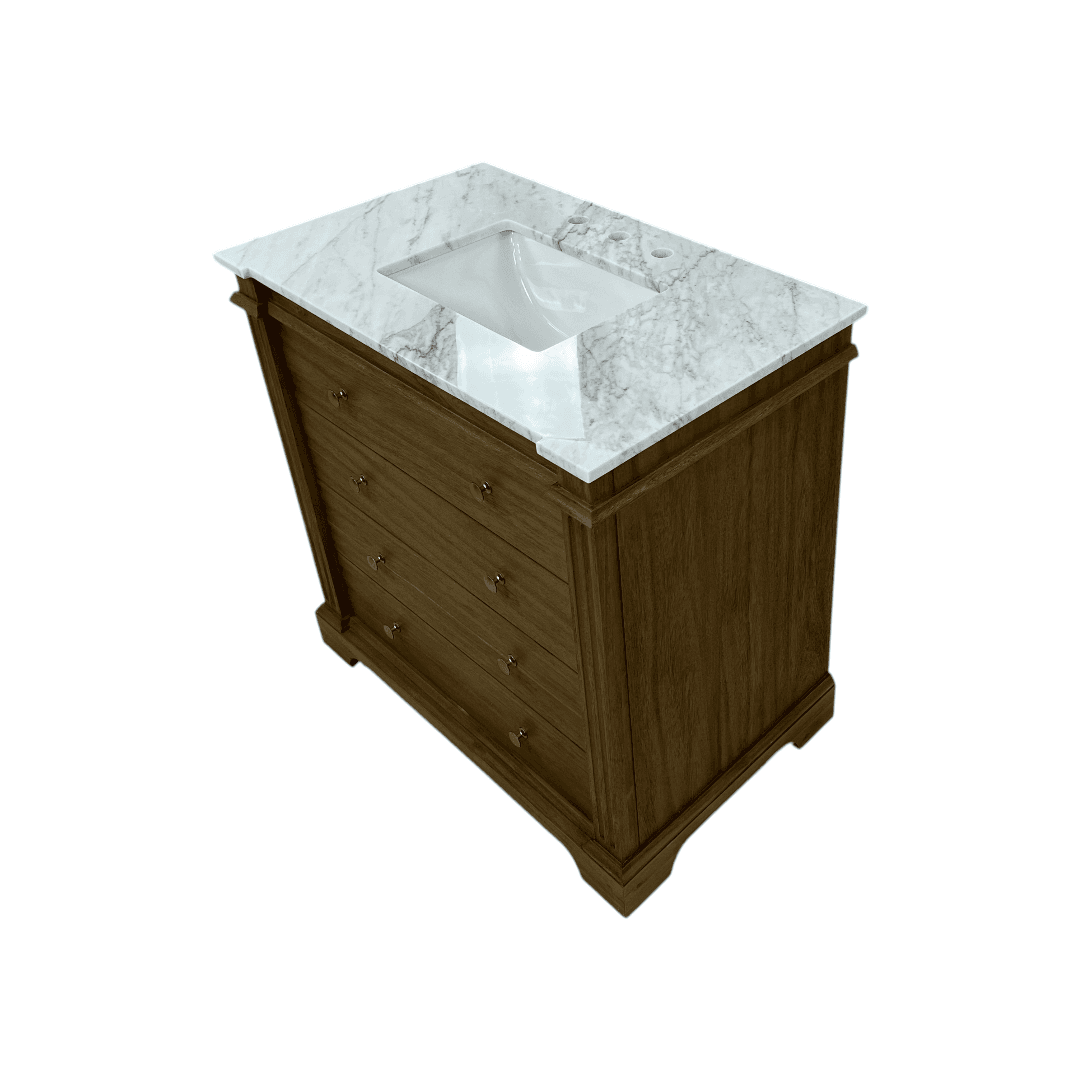 Birch Lane Garza 36" Single Bathroom Vanity Set - Thumbnail 7