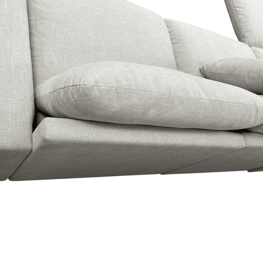 Burrow Russet 4-Piece Reversible Chaise Sectional with Ottoman - Thumbnail 16