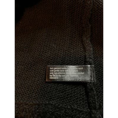 The Limited Womens Black Asymmetrical Sharkbite Ribbed Knit Tunic Top Small - Thumbnail 9