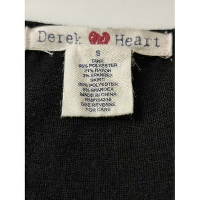 Derek Heart Black White Patterned Maxi Dress Racerback Tank Top Boho S - Thumbnail 7