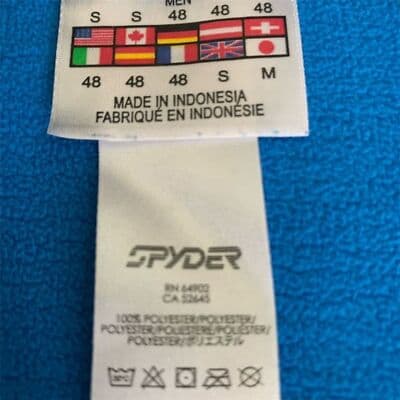 Spyder Men's Blue Pullover Sweater Size S Mock Neck Long Sleeve - Thumbnail 12