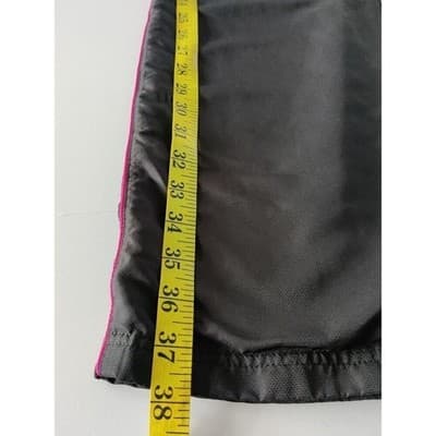 Reebok Track Pants Windbreaker Womens Size Medium Black Pink - Thumbnail 3