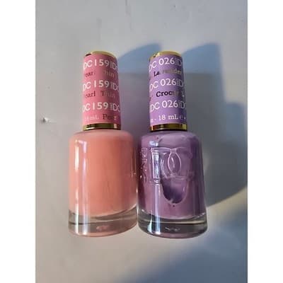 2 Piece Nail Polish Set DC159 Pearl Thin DC026 Lavender Crocus 18mL - Thumbnail 2
