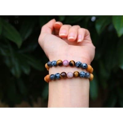 Black Obsidian Jewelry Protection Bracel - Thumbnail 3