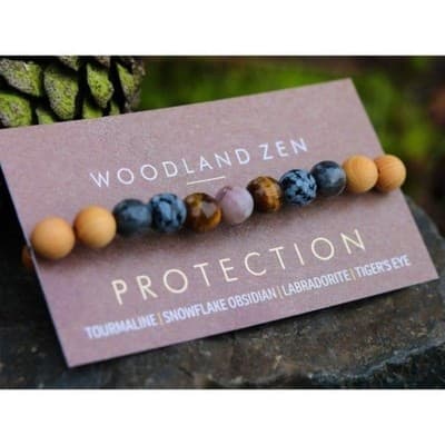 Black Obsidian Jewelry Protection Bracel - Image 1