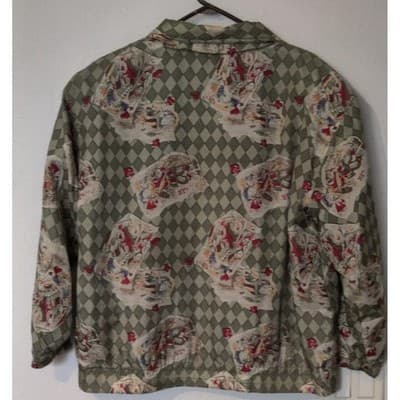 EVR 80's/90's 2 Piece Windbreaker Track Jacket Women Size L - Thumbnail 5