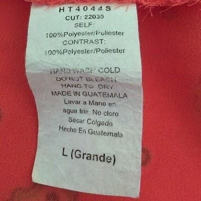 Shinesbar Coral Geometric Print Halter Neck Tank Top Size L - Thumbnail 3