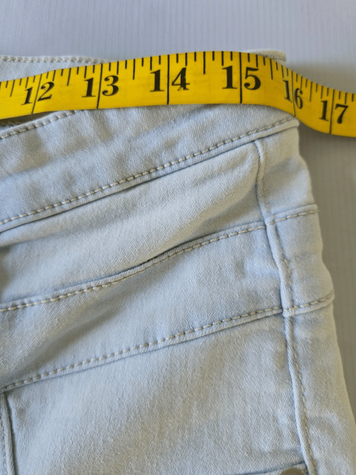 NoBo No Boundaries High Rise Sculpting Skinny Jeans Plus Sz 15 Light Wash - Thumbnail 3