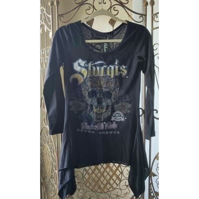 BIKERS PRIDE Sleeveless Black Tank Black Hills Rally 2016 Daytona Beach Long Sle - Image 1