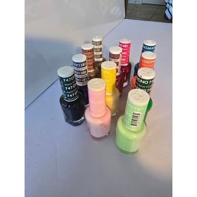 DNails Nail Polish Lacquer Lot 12 Colors Voodoo Green Coral Teal Gold Glitter - Thumbnail 4